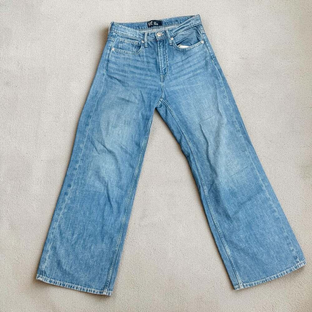Gap Denim High Rise Wide-Leg Jeans, Size 2/26R